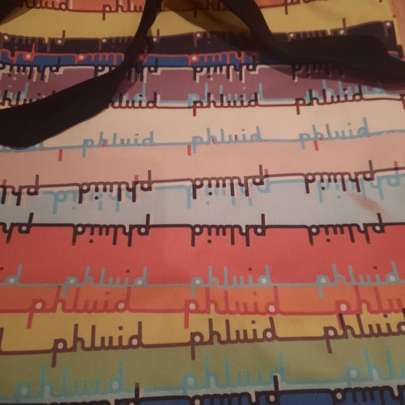 NWOT The Phluid Project Rainbow Multicolor Tote - Picture 2 of 2
